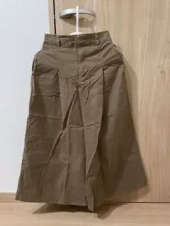 【DOORS】ロングスカート/カーキ/フリーサイズ