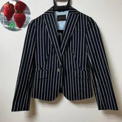 美品✨トゥモローランドコレクション テーラードジャケット ストライプ 38