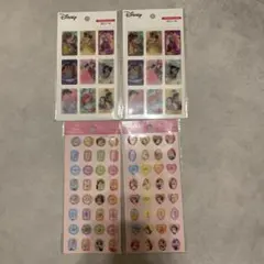 セリア　3Dシール　ストーンシール　ディズニープリンセス