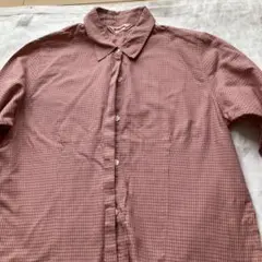McGregor ピンク系 チェック柄 シャツ Lサイズ7部袖