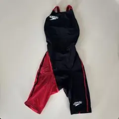 Speedo スポーツ用水着 黒/赤 Fina認証　S Sサイズ