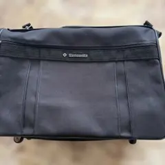 Samsonite 黒いバッグ 4つのホイール付きガーメントバック