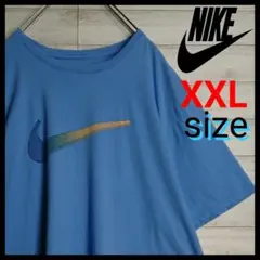 【希少カラー⭐希少 XXL】NIKE スウッシュグラデ ビッグプリントロゴ