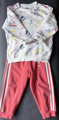 adidas ミッキー スウェットセット 80