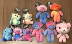 新品・未使用・タグ付き！　くまのぬいぐるみキーホルダー　10個セット