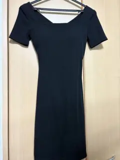 GYDAバッククロスミニワンピースブラック