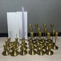 【ラベンダー】ペガサスキャンドル　キャンドルホルダー　24本セット