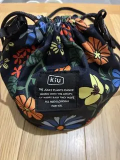 kiu 巾着 ショルダーバッグ 花柄のサムネイル