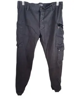 値下げ歓迎✨【XL】FASHION NOVA ブラックカーゴパンツ