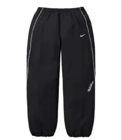 Nike Supreme ナイロントラックパンツ25SS Mサイズ ブラック - メルカリ