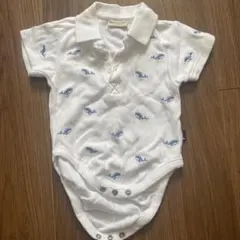 Jojo Maman Bebe クジラ柄 ポロロンパース 3-6mのサムネイル