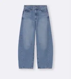 GU バレルレッグジーンズ