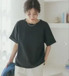 URBAN RESEARCH DOORS コットンロールスリーブTシャツ