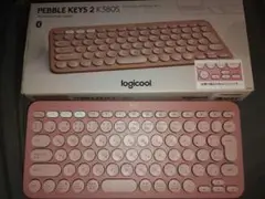 logicool PEBBLE KEYS 2 K380S ローズ
