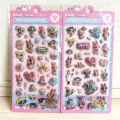 未開封　パワーパフガールズ　ぷくぷくシール　２枚セット