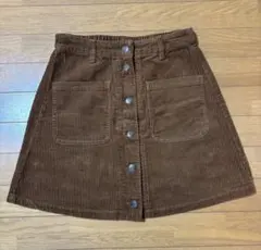【BROWNY STANDARD】ブラウン コーデュロイ ミニスカート
