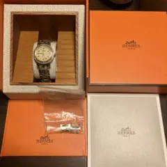 エルメス クリッパー アイボリーコンビ ボーイズ　レディース Hベルト 電池新品 2025年最新】エルメス クリッパー ベルトの人気アイテム - メルカリ