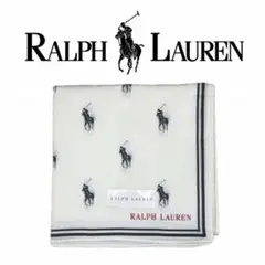 【24時間以内発送】Ralph Lauren ポロプレイヤー柄 ハンカチ