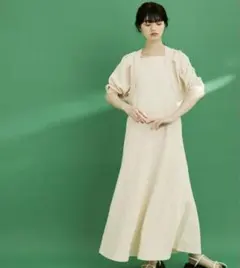 美品】TODAYFUL Uneck Piping Dress エクリュ36 - メルカリ