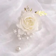 ❤24時間以内発送❤コサージュ 入学式 卒業式 式典 ブローチ パール　真珠 桜