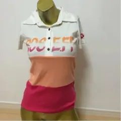【1545】ROSE FANFAN バイカラー Tシャツ Mのサムネイル