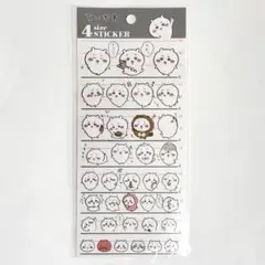 ちいかわ 4size 4サイズ ステッカー シール 平成レトロ シール交換 新品