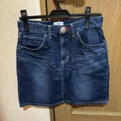 Lee リー アースミュージック タイト デニムスカート ライトインディゴ　M