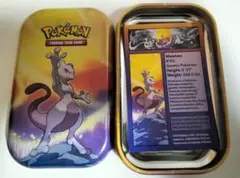 【海外限定】ミュウツー ダメカンケース　　mini tin　ポケカ
