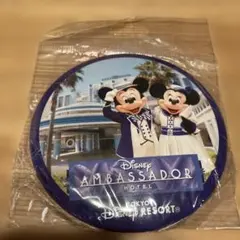 ミッキー＆ミニー　缶バッジ　ディズニー　ディズニーアンバサダーホテル　実写
