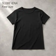 スローブイエナ 半袖Tシャツ ブラック F クルーネック 無地のサムネイル