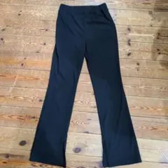 GUリブパンツ　スリット入りパンツ