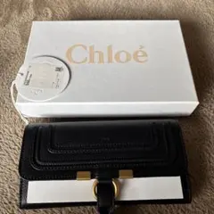Chloé ブラックレザー 長財布　未使用のサムネイル