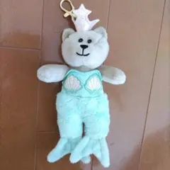 Starbucks ベアリスタ マーメイド マスコット クマぬいぐるみ スタバのサムネイル