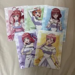 五等分の花嫁クリアファイル 5枚セット