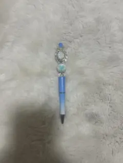 カスタムボールペン 水色ラメ