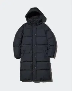 UNIQLO　ウルトラウォームダウンロングコート　ダウン　黒　ブラック　未使用