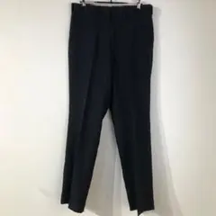 黒 スラックス パンツ メンズ M〜L相当 フォーマル ビジネス カジュアル