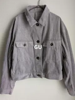 美品☆GU　ジーユー　コーデュロイ　ジャンパーブルゾンのサムネイル