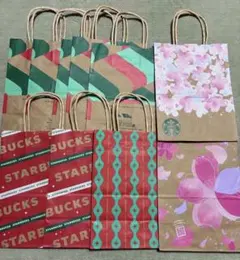 スターバックス　ショッパー　10枚 5種類　ホリデー