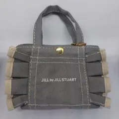 JILL by JILL STUART グレー ミニフリルトート