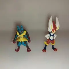 ポケットモンスター　ポケモン　モンコレ　メガルカリオ　エースバーン　フィギュア
