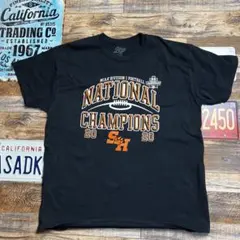 NCAA チャンピオン Tシャツ ブラック XL カレッジ フットボール 古着