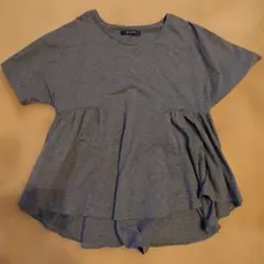 nano universeフレアデザイン 半袖Tシャツ グレーのサムネイル