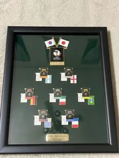 2002 FIFAワールドカップ日韓大会 歴代優勝国ピンズ額装 - メルカリ