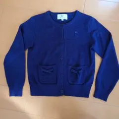 KUMIKYOKU ネイビー カーディガン 130