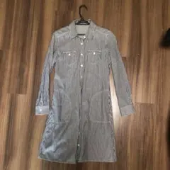 ロングシャツワンピ