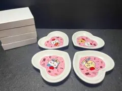 【新品非売品】ちいかわ ロッテ 懸賞当選品 ハートプレート 4枚フルセットのサムネイル