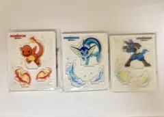 韓国限定★ポケモンアクリルスタンド(ルカリオ、ヒトカゲ、シャワーズ)