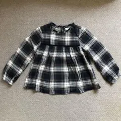 GAP KIDS チェック柄長袖シャツ L (10)