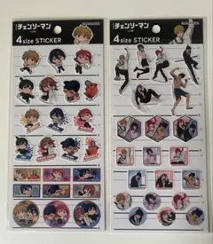 チェンソーマン　4size STICKER 2枚セット